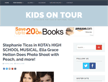 Tablet Screenshot of kids-on-tour.net